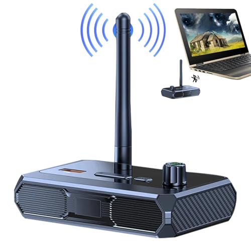 AUTOECHO Stereo-Receiver, Sender & Empfänger, Tragbarer Sender mit niedriger Latenz für PC TV Lautsprecher Kopfhörer & Upgrade Alter Stereoanlagen AUTOECHO Stereo-Receiver, Sender & Empfänger, Tragbarer Sender mit niedriger Latenz für PC TV Lautsprecher Kopfhörer & Upgrade Alter Stereoanlagen von AUTOECHO