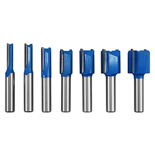 AUTOUTLET 7 Stück Bündigfräser 8mm Schaft, Gerade Fräser Set Holz Fräser Router Bit Oberfräser Nutfräser Holzfräser Fräser Kopierfräser Oberfräser Nutfräser - 6mm, 8mm, 10mm, 12mm, 14mm, 18mm, 20mm AUTOUTLET 7 Stück Bündigfräser 8mm Schaft, Gerade Fräser Set Holz Fräser Router Bit Oberfräser Nutfräser Holzfräser Fräser Kopierfräser Oberfräser Nutfräser - 6mm, 8mm, 10mm, 12mm, 14mm, 18mm, 20mm von AUTOUTLET