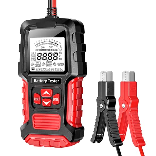 Autobatterie Tester 12V 24V Autobatterietester Batterietester Auto 3Ah-200Ah 100-2000 CCA Digitaler Analysator, Kfz-Lichtmaschine für Auto Motorräder PKW-LKW ATV SUV Boot Autobatterie Tester 12V 24V Autobatterietester Batterietester Auto 3Ah-200Ah 100-2000 CCA Digitaler Analysator, Kfz-Lichtmaschine für Auto Motorräder PKW-LKW ATV SUV Boot von AUTOWHD
