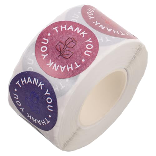 AUTSUPPL 1 Rolle Runde Rosen-dankeschön-klebeetiketten, Blumen-dankeschön-aufkleberrolle Zum Backen, Verpacken Und Verschließen Von Schachteln Zum Ausdruck Der Bei Hochzeiten AUTSUPPL 1 Rolle Runde Rosen-dankeschön-klebeetiketten, Blumen-dankeschön-aufkleberrolle Zum Backen, Verpacken Und Verschließen Von Schachteln Zum Ausdruck Der Bei Hochzeiten von AUTSUPPL