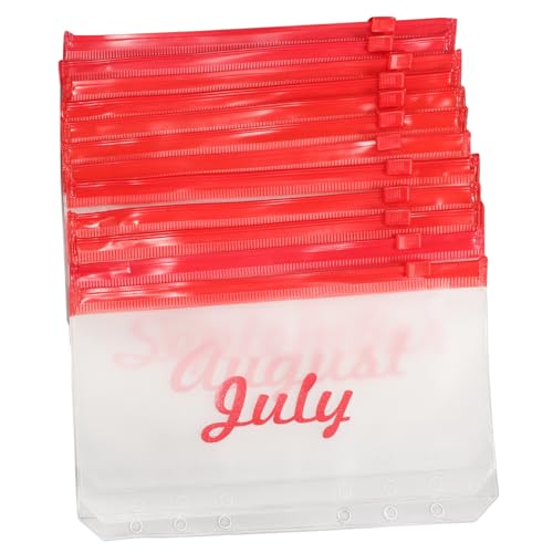 AUTSUPPL 12Stücke Binder mit Reißverschluss Dokumententasche Budgetumschläge Organizer für Geld und Wichtige Unterlagen Langlebige Materialien Praktisch AUTSUPPL 12Stücke Binder mit Reißverschluss Dokumententasche Budgetumschläge Organizer für Geld und Wichtige Unterlagen Langlebige Materialien Praktisch von AUTSUPPL