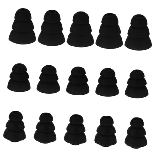 AUTSUPPL 18 Pcs Silikonohr-knospen-Tipps Ersatz Bequeme Kopfhörerkappen Praktische Kopfhörerzubehör Anti-rutschohr-Ohr-Spitzen Für Kopfhörer von AUTSUPPL