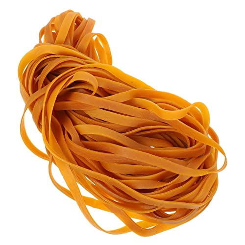 AUTSUPPL 45 Stück gelbe große dicke elastische Bungee-Seil Gummibänder strapazierfähig für Haushalt Outdoor Wandern Camping von AUTSUPPL
