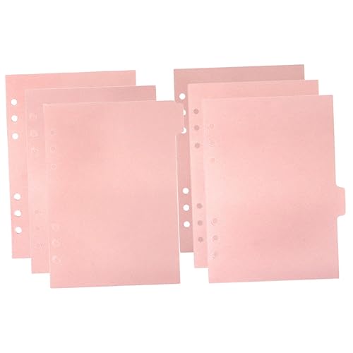 AUTSUPPL 6stücke Teiliges Ordner Trennblätter Mit Tabs Abnehmbare Farbige Seitenmarkierer Pp Materialien Für Notizbücher Journale Und Präsentationen AUTSUPPL 6stücke Teiliges Ordner Trennblätter Mit Tabs Abnehmbare Farbige Seitenmarkierer Pp Materialien Für Notizbücher Journale Und Präsentationen von AUTSUPPL