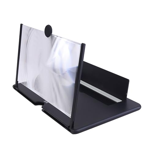 AUTSUPPL Handy Bildschirmlupe Laptop Ständer Telefonständer Halter Videotelefone Bildschirmlupe Für Telefon Auto Bildschirmlupe Für Laptop Verstärker 3D Bildschirmlupe Schwarz von AUTSUPPL