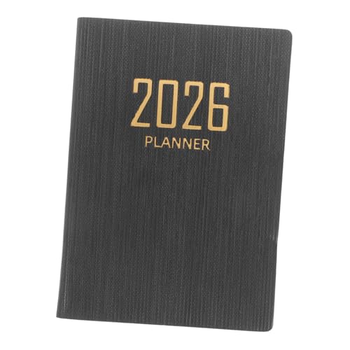 AUTSUPPL Tragbarer Taschenplaner 2026 Jahre, Englisches Notizbuch, Tagesordnung Für Studenten, Vielseitiges Und Flüssiges Schreiben, Planungsnotizblock Für Büro, Schule Und Zuhause (a7) von AUTSUPPL