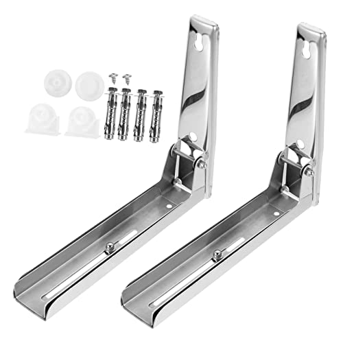 AUTSUPPL Mikrowellenständer für Die Küche Wandregal Aus Gebürstetem Edelstahl AUTSUPPL Mikrowellenständer für Die Küche Wandregal Aus Gebürstetem Edelstahl von AUTSUPPL