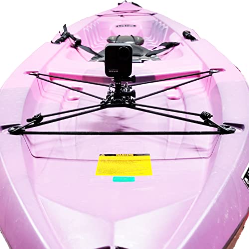 AUXPhome Universelle Kajak-Kamerahalterung mit Handyhalterung, 3-in-1-Halterungen für Digitalkameras, Action-Kameras (GoPro) und Smartphones, einfache Oberflächenmontage für Kajaks, SUPs, Boote von AUXPhome