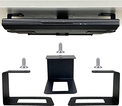 Laptop-Halterung unter dem Schreibtisch, Laptop-Organizer, mit Schrauben, Geräte bis zu 4,6 cm dick, wie Laptops, Tastaturen, Router, Modems, Kabelbox, Netzwerkschalter und mehr, 3 Stück Laptop-Halterung unter dem Schreibtisch, Laptop-Organizer, mit Schrauben, Geräte bis zu 4,6 cm dick, wie Laptops, Tastaturen, Router, Modems, Kabelbox, Netzwerkschalter und mehr, 3 Stück von AUXPhome