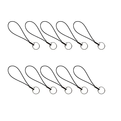 AUklOPVZZ 10 Stück Handy Lanyard Schnüre, universelle DIY Smartphone Ring Halterung, Seil, Saiten, Schmuckstücke, Schlüsselanhänger, Handschlaufe AUklOPVZZ 10 Stück Handy Lanyard Schnüre, universelle DIY Smartphone Ring Halterung, Seil, Saiten, Schmuckstücke, Schlüsselanhänger, Handschlaufe von AUklOPVZZ