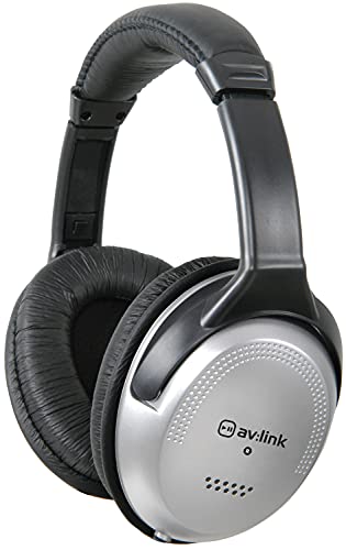 Qtx AVLink sh-40vc Volle Größe Stereo-Kopfhörer mit Lautstärkeregler mit 3,5 mm und einem 6,35 mm Kopfhörer-Buchse. von AV Link