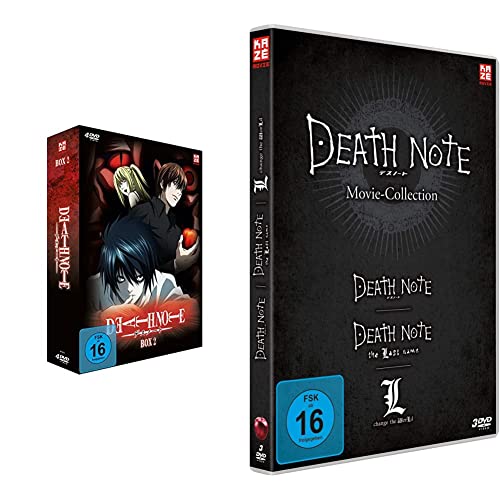 Death Note - Box 2 - [DVD] & Death Note Movies 1-3: Death Note / The Last Name / L-Change the World - [DVD] von AV Visionen GmbH