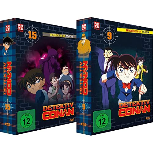Detektiv Conan - TV-Serie - Vol.15 - [DVD] & Detektiv Conan - TV-Serie - Vol.9 - [DVD] von AV Visionen GmbH