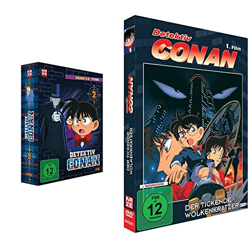 Detektiv Conan - TV-Serie - Vol.2 - [DVD] & Detektiv Conan: Der tickende Wolkenkratzer - 1.Film - [DVD] von AV Visionen GmbH