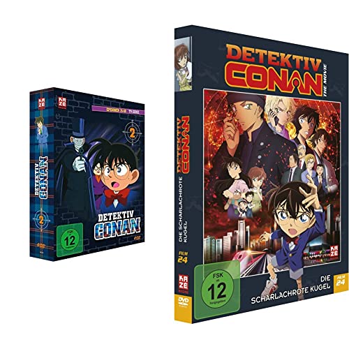 Detektiv Conan - TV-Serie - Vol.2 - [DVD] & Detektiv Conan: Die scharlachrote Kugel - 24. Film - [DVD] Limited Edition von AV Visionen GmbH