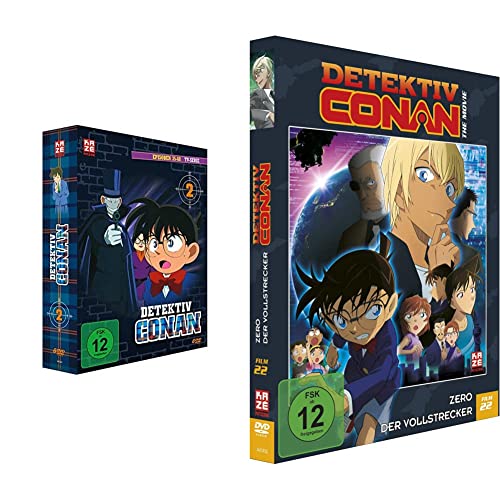 Detektiv Conan - TV-Serie - Vol.2 - [DVD] & Detektiv Conan: Zero der Vollstrecker - 22.Film - [DVD] - Limited Edition von AV Visionen GmbH