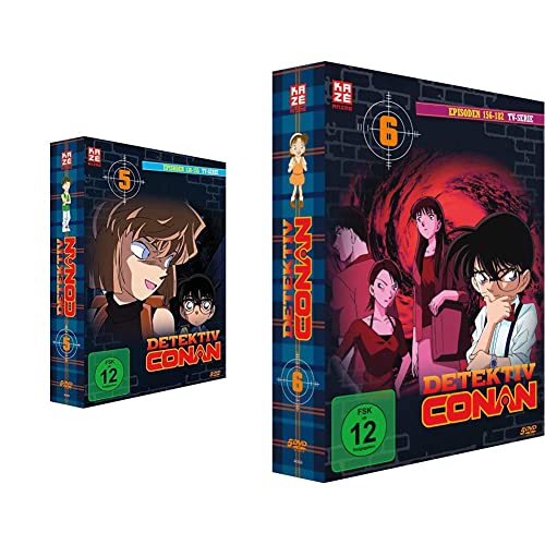 Detektiv Conan - TV-Serie - Vol.5 - [DVD] & Detektiv Conan - TV-Serie - Vol.6 - [DVD] von AV Visionen GmbH