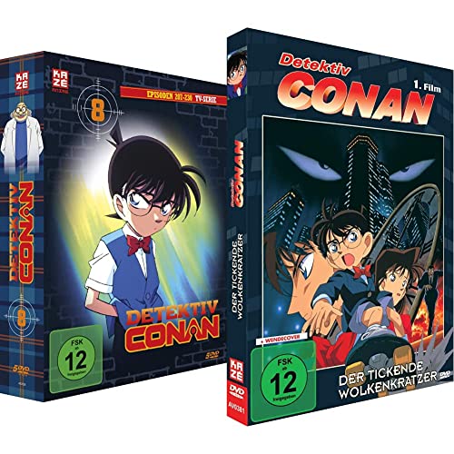 Detektiv Conan - TV-Serie - Vol.8 - [DVD] & Detektiv Conan: Der tickende Wolkenkratzer - 1.Film - [DVD] von AV Visionen GmbH