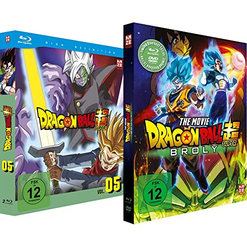 Dragonball Super - TV-Serie - Vol. 5 - [Blu-ray] & Dragonball Super: Broly - [Blu-ray + DVD] Steelbook von AV Visionen GmbH