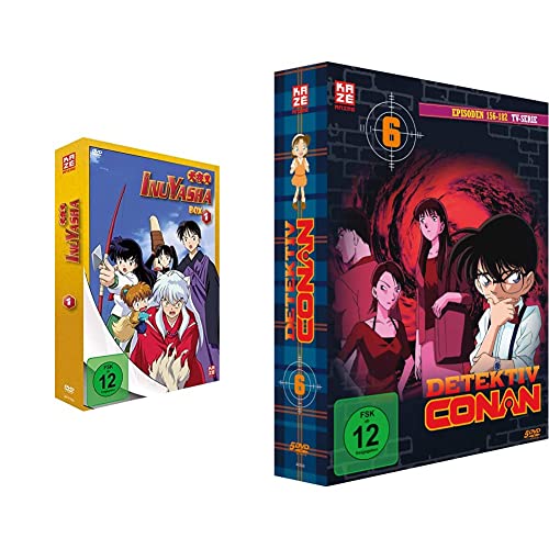 InuYasha - TV Serie - Vol.1 - [DVD] Relaunch & Detektiv Conan - TV-Serie - Vol.6 - [DVD] von AV Visionen GmbH