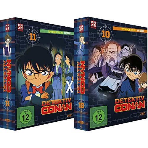 Detektiv Conan - TV-Serie - Vol.11 - [DVD] & Detektiv Conan - TV-Serie - Vol.10 - [DVD] von AV Visionen