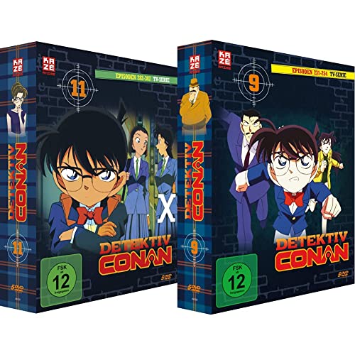 Detektiv Conan - TV-Serie - Vol.11 - [DVD] & Detektiv Conan - TV-Serie - Vol.9 - [DVD] von AV Visionen