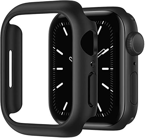 AVANA Apple Watch Series 9/8 / 7 41mm Hülle Hartes PC Cover Schutz Slim Fit Case Schutzhülle für iWatch Series 7 - Schwarz von AVANA