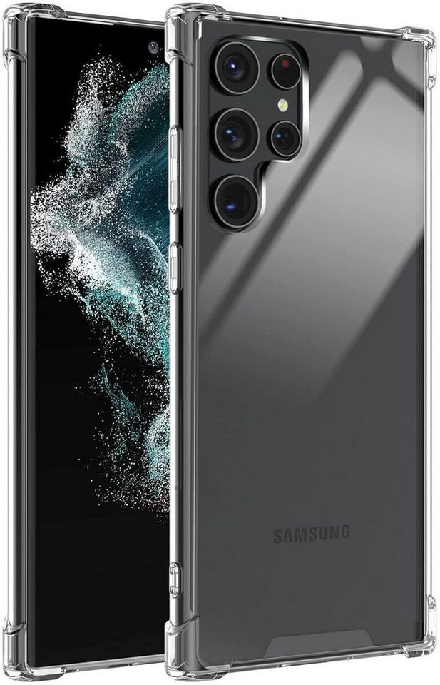 AVANA Handyhülle für Samsung Galaxy S22 / Plus / Ultra Hülle Schutzhülle Klar Bumper, Case, Cover, Durchsichtig, Transparent von AVANA