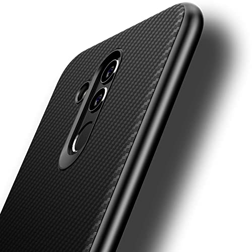 AVANA Hülle für Huawei Mate 20 Lite Schutzhülle Flexibles Slim Case Schwarz Schutz Silikon TPU Kratzfest Kohlefaser Bumper Cover Carbon Optik von AVANA