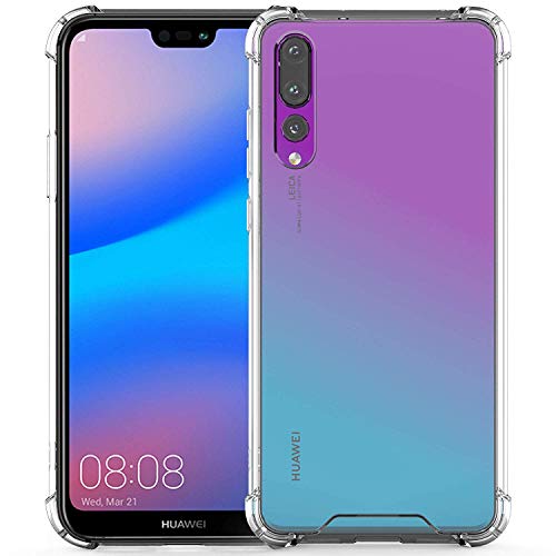 AVANA Hülle für Huawei P20 Pro Schutzhülle Durchsichtige Schutzhülle Case TPU Schale Cover Kratzfest Handyhülle Klar Bumper Kantenschutz Transparent von AVANA