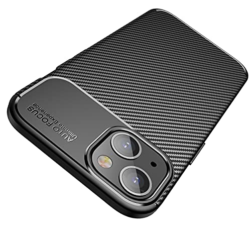 AVANA Hülle für iPhone 13 Mini Schutzhülle Flexibles Slim Case Schwarz Bumper Silikon TPU Kratzfest Kohlefaser Cover Carbon Optik AVANA Hülle für iPhone 13 Mini Schutzhülle Flexibles Slim Case Schwarz Bumper Silikon TPU Kratzfest Kohlefaser Cover Carbon Optik von AVANA