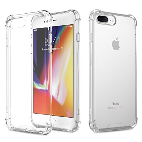 AVANA Hülle für iPhone 8 Plus/iPhone 7 Plus Schutzhülle Durchsichtig Case TPU Cover Kratzfest Klar Bumper Kantenschutz - Transparent AVANA Hülle für iPhone 8 Plus/iPhone 7 Plus Schutzhülle Durchsichtig Case TPU Cover Kratzfest Klar Bumper Kantenschutz - Transparent von AVANA