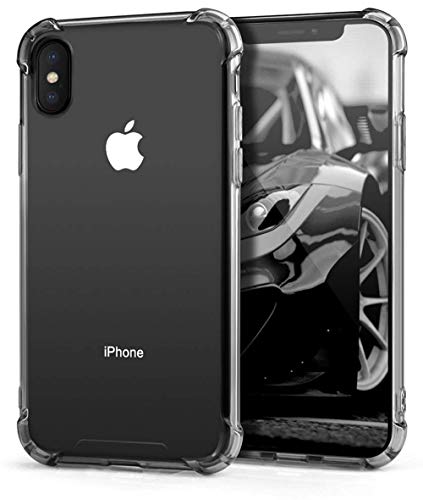 AVANA Hülle für iPhone X Schutzhülle Durchsichtig Clear Case TPU Schale Cover Kratzfest Handyhülle Klar Bumper Kantenschutz Transparent von AVANA