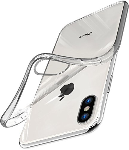 AVANA Hülle für iPhone XS Hülle, iPhone X Schutzhülle Slim Fit Case Durchsichtiger Schutz Silikon TPU Handyhülle Dünne Weiche Schale Klar Cover - Transparent von AVANA