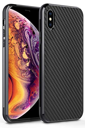 AVANA Hülle für iPhone XS Max Schutzhülle Flexibles Slim Case Schwarz Bumper Schutz Weiche Handyhülle Silikon TPU Schale Kratzfest Kohlefaser Cover Carbon Optik AVANA Hülle für iPhone XS Max Schutzhülle Flexibles Slim Case Schwarz Bumper Schutz Weiche Handyhülle Silikon TPU Schale Kratzfest Kohlefaser Cover Carbon Optik von AVANA