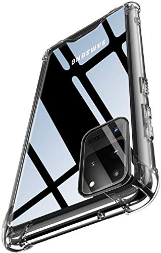 AVANA Kompatibel mit Samsung Galaxy S20 Ultra Hülle Durchsichtige Schutzhülle Case TPU Schale Cover Kratzfest Handyhülle Klar Bumper Kantenschutz - Transparent von AVANA