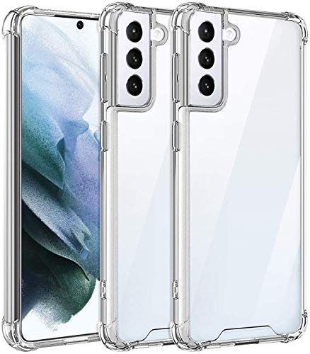 AVANA Kompatibel mit Samsung Galaxy S21 5G Hülle Durchsichtige Schutzhülle Case TPU Schale Cover Kratzfest Klar Bumper Kantenschutz - Transparent von AVANA