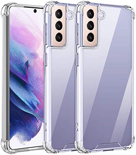 AVANA Kompatibel mit Samsung Galaxy S21 Plus 5G Hülle Durchsichtige Schutzhülle Case TPU Schale Cover Kratzfest Klar Bumper Kantenschutz - Transparent von AVANA