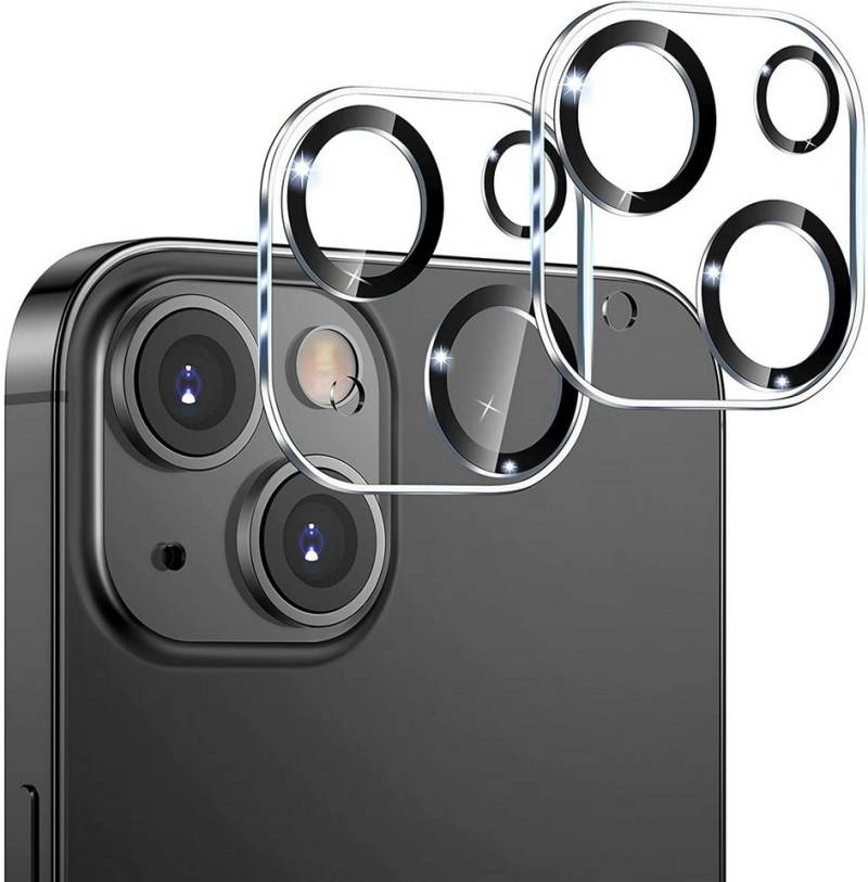 AVANA Schutzfolie Kamera Schutzglas für iPhone 13 / iPhone 13 mini Panzerglas, (2 Stück), Anti-Kratzer, glasklarer Kameraschutz von AVANA