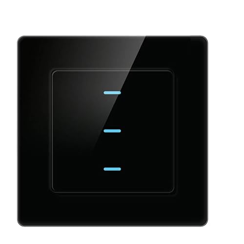 Smart Light Switch WiFi Avatto N-TS10-B3 3 Way TUYA (black) von AVATTO