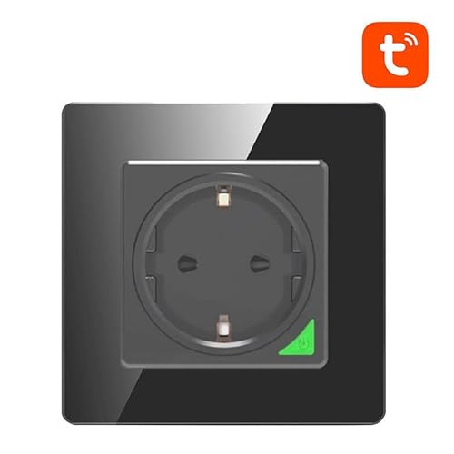 Smart WiFi Wall Socket Avatto N-WOT10-EU-B TUYA (black) von AVATTO