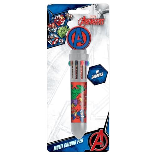 Avengers Hero Club Mehrfarbiger Stift (Einheitsgröße) (mehrfarbig), Mehrfarbig, Einheitsgröße von Avengers