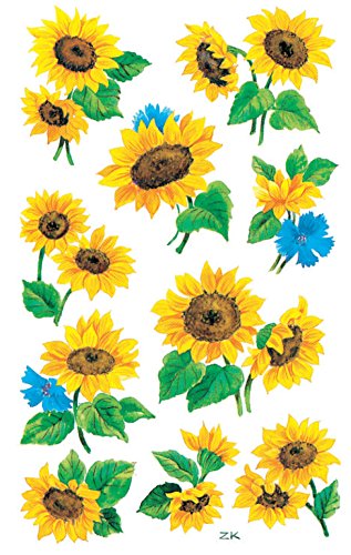 AVERY Zweckform 54103 Deko Sticker Sonnenblumen 30 Aufkleber von AVERY Zweckform