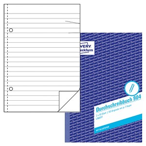 AVERY Zweckform Durchschreibebuch Formularbuch 904 von AVERY Zweckform