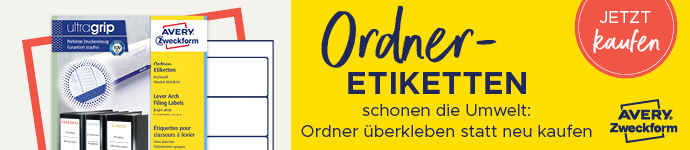 AVERY Zweckform Ordnerrücken-Etiketten, 38x192 mm, ablösbar von AVERY Zweckform