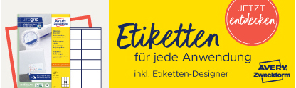 AVERY Zweckform Universal-Etiketten, 210 x 297 mm, weiß AVERY Zweckform Universal-Etiketten, 210 x 297 mm, weiß von AVERY Zweckform