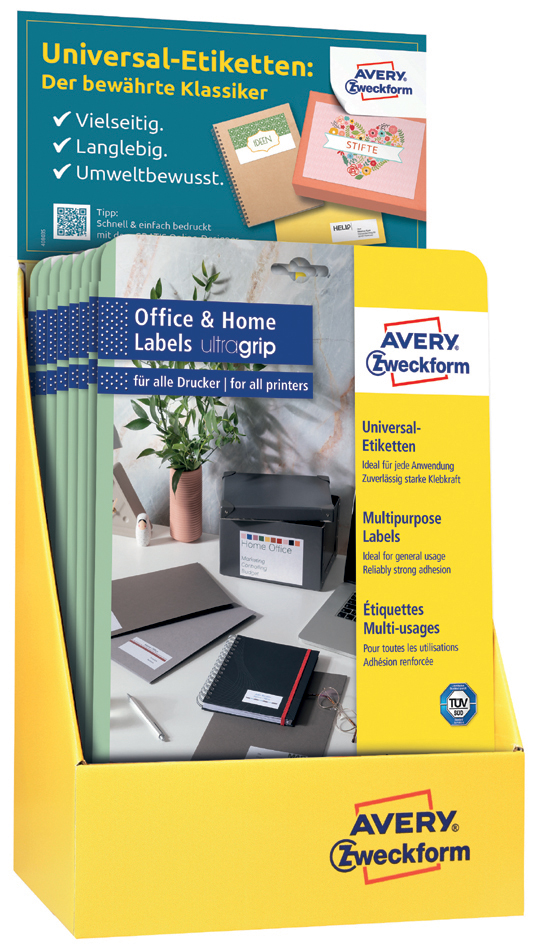 AVERY Zweckform Universal-Etiketten Home-Office, Display von AVERY Zweckform