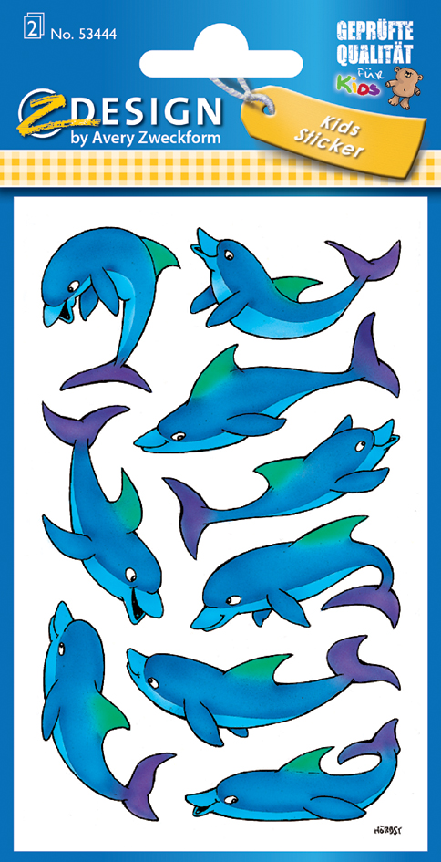 AVERY Zweckform ZDesign Sticker KIDS , Delphine, von AVERY Zweckform
