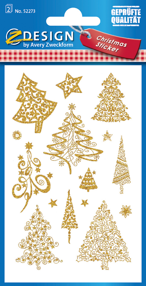 AVERY Zweckform ZDesign Weihnachts-Sticker , Bäume, AVERY Zweckform ZDesign Weihnachts-Sticker , Bäume, von AVERY Zweckform