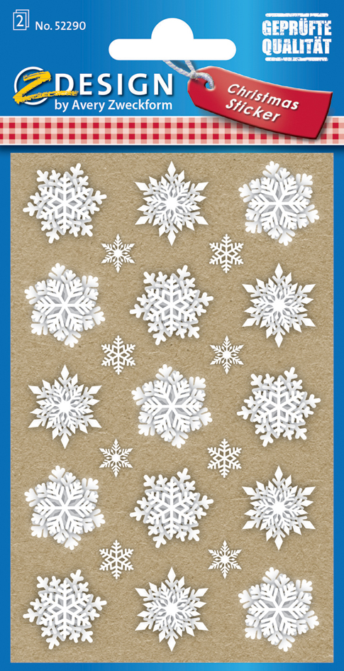 AVERY Zweckform ZDesign Weihnachts-Sticker , Sterne, von AVERY Zweckform